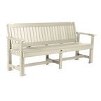 Banc de jardin Highwood Exeter de 6 pieds de qualité professionnelle et commerciale