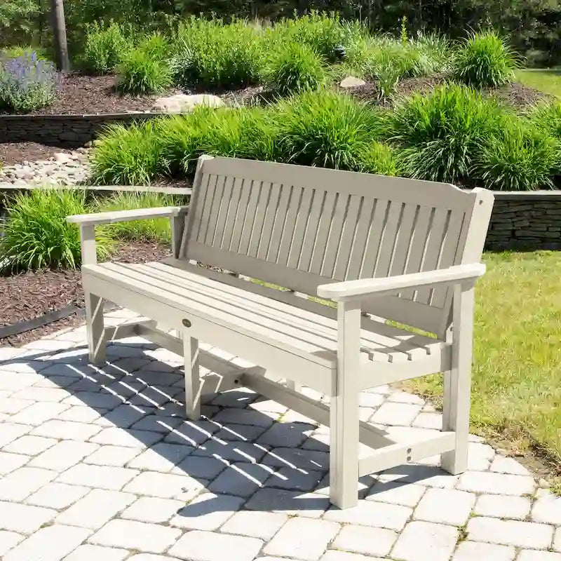 Banc de jardin Highwood Exeter de 6 pieds de qualité professionnelle et commerciale