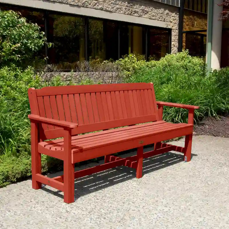 Banc de jardin Highwood Exeter de 6 pieds de qualité professionnelle et commerciale