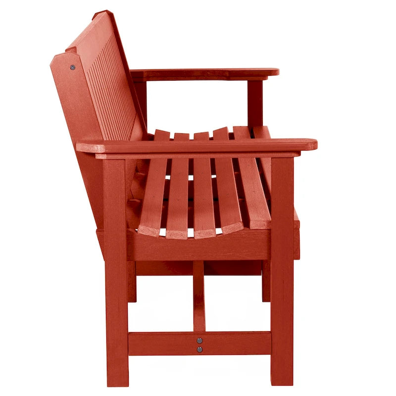 Banc de jardin Highwood Exeter de 6 pieds de qualité professionnelle et commerciale