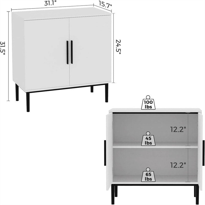 Buffet moderne - 15,7P x 31,1L x 31,5H
