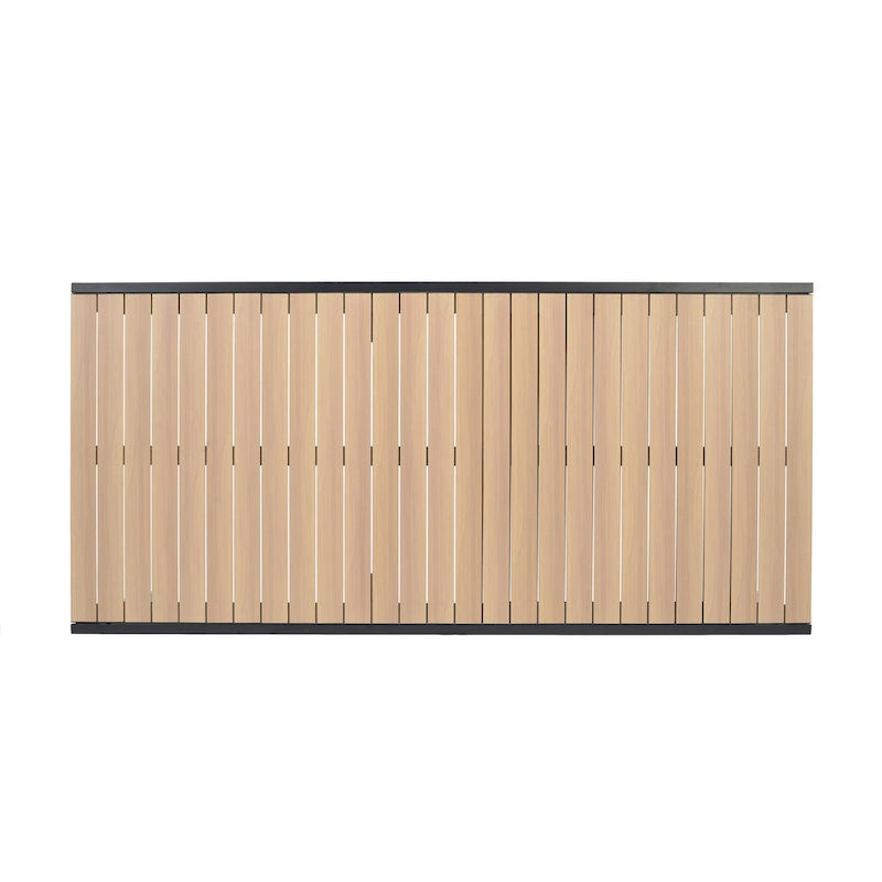 Ensemble de salle à manger d'extérieur Amazonia Petherson en aluminium et résine