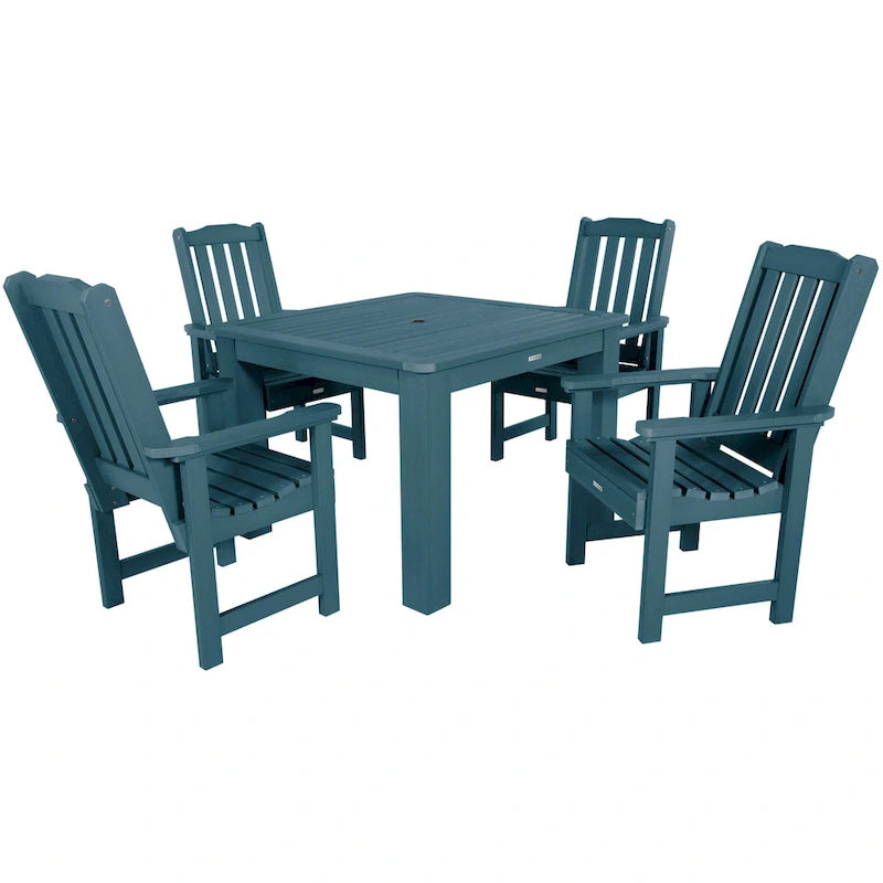 Ensemble de salle à manger d'extérieur Lehigh 5 pièces - Table de 106,7 x 106,7 cm, hauteur standard