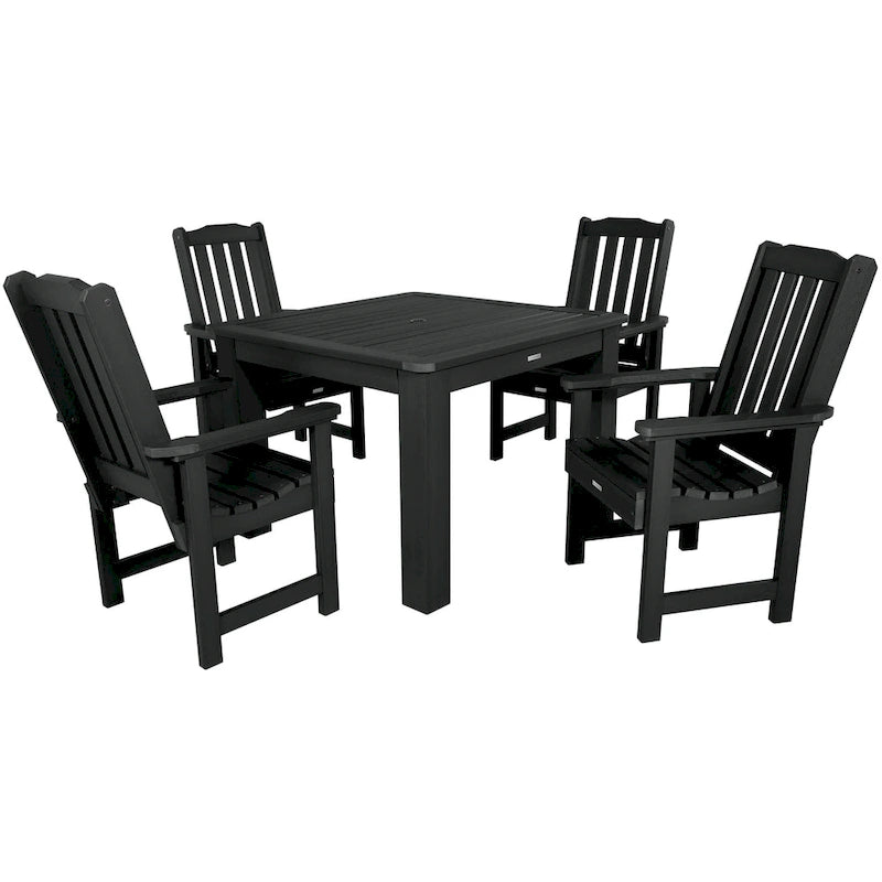 Ensemble de salle à manger d'extérieur Lehigh 5 pièces - Table de 106,7 x 106,7 cm, hauteur standard