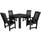 Ensemble de salle à manger d'extérieur Lehigh 5 pièces - Table de 106,7 x 106,7 cm, hauteur standard