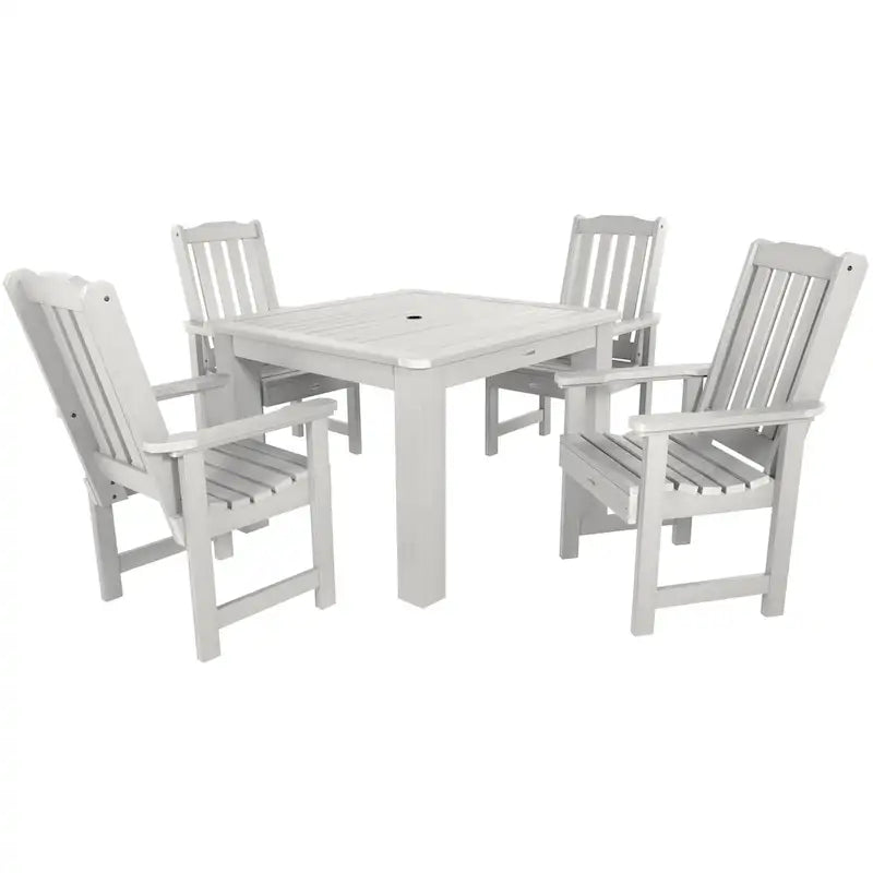 Ensemble de salle à manger d'extérieur Lehigh 5 pièces - Table de 106,7 x 106,7 cm, hauteur standard