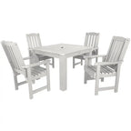 Ensemble de salle à manger d'extérieur Lehigh 5 pièces - Table de 106,7 x 106,7 cm, hauteur standard