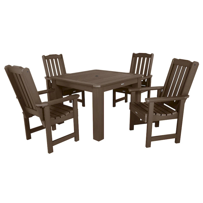 Ensemble de salle à manger d'extérieur Lehigh 5 pièces - Table de 106,7 x 106,7 cm, hauteur standard