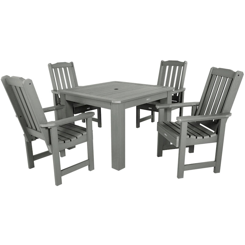 Ensemble de salle à manger d'extérieur Lehigh 5 pièces - Table de 106,7 x 106,7 cm, hauteur standard