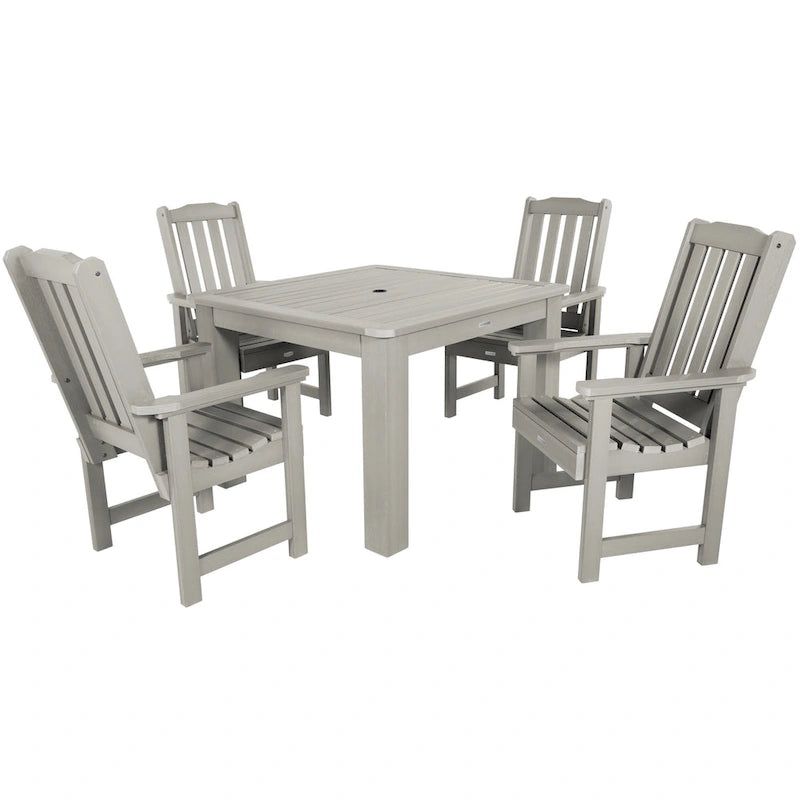 Ensemble de salle à manger d'extérieur Lehigh 5 pièces - Table de 106,7 x 106,7 cm, hauteur standard