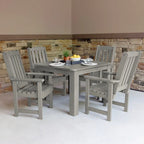 Ensemble de salle à manger d'extérieur Lehigh 5 pièces - Table de 106,7 x 106,7 cm, hauteur standard