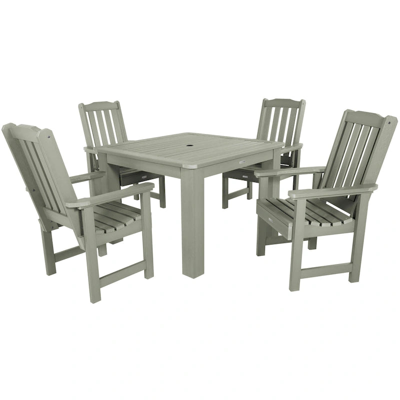 Ensemble de salle à manger d'extérieur Lehigh 5 pièces - Table de 106,7 x 106,7 cm, hauteur standard