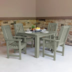 Ensemble de salle à manger d'extérieur Lehigh 5 pièces - Table de 106,7 x 106,7 cm, hauteur standard