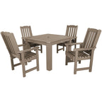 Ensemble de salle à manger d'extérieur Lehigh 5 pièces - Table de 106,7 x 106,7 cm, hauteur standard