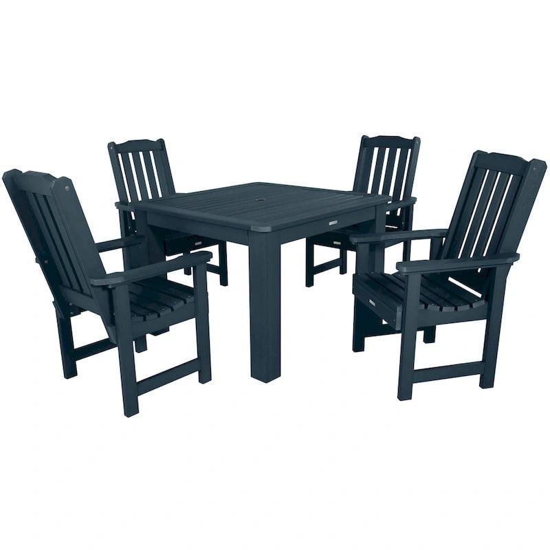 Ensemble de salle à manger d'extérieur Lehigh 5 pièces - Table de 106,7 x 106,7 cm, hauteur standard