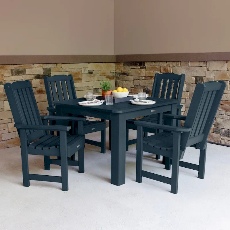 Ensemble de salle à manger d'extérieur Lehigh 5 pièces - Table de 106,7 x 106,7 cm, hauteur standard