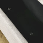 Banc rembourré en chenille