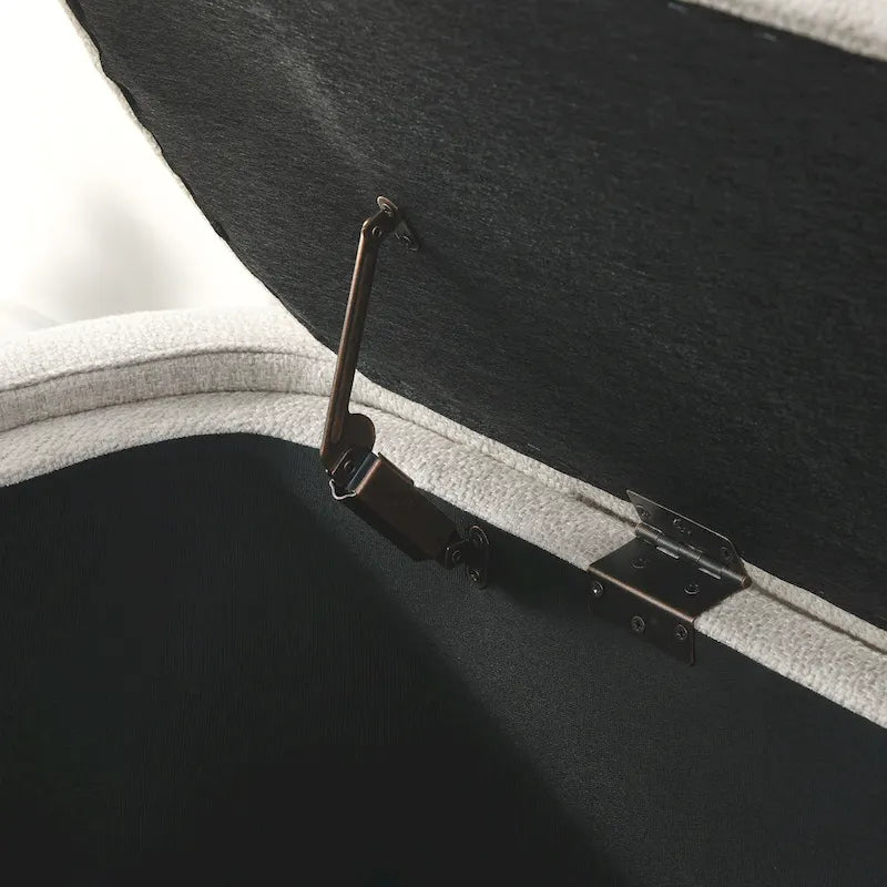 Banc rembourré en chenille