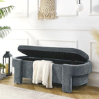 Banc rembourré en chenille