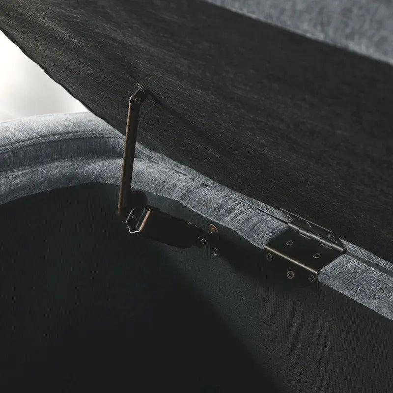 Banc rembourré en chenille