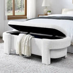 Banc rembourré en chenille