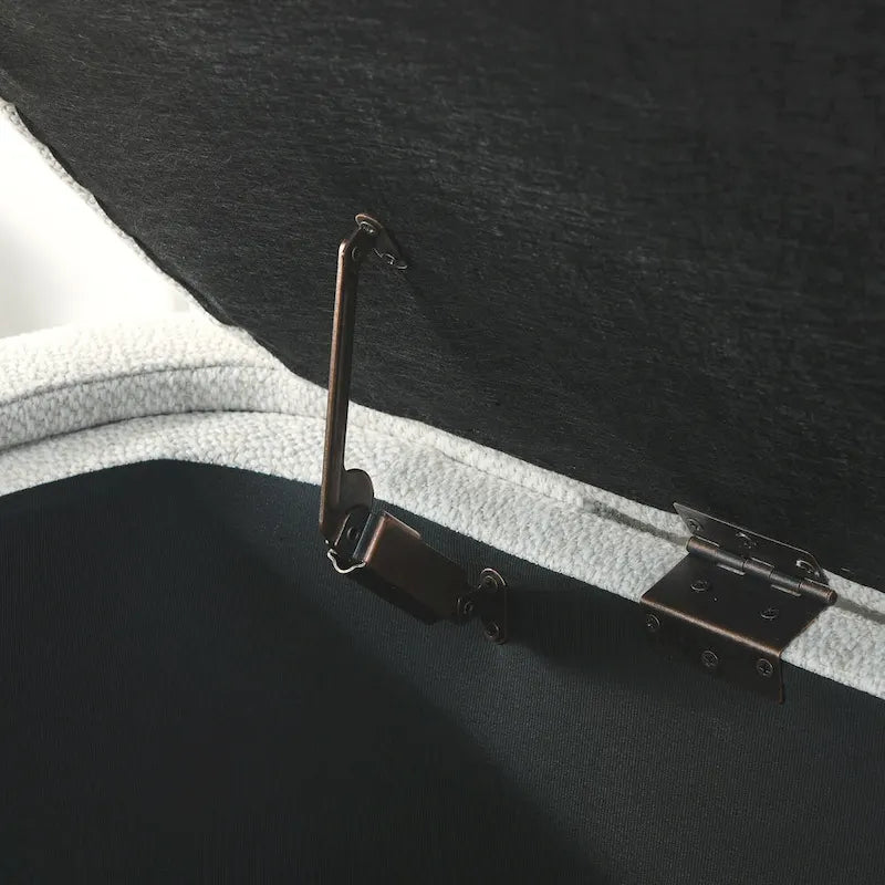 Banc rembourré en chenille