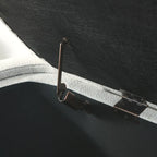 Banc rembourré en chenille