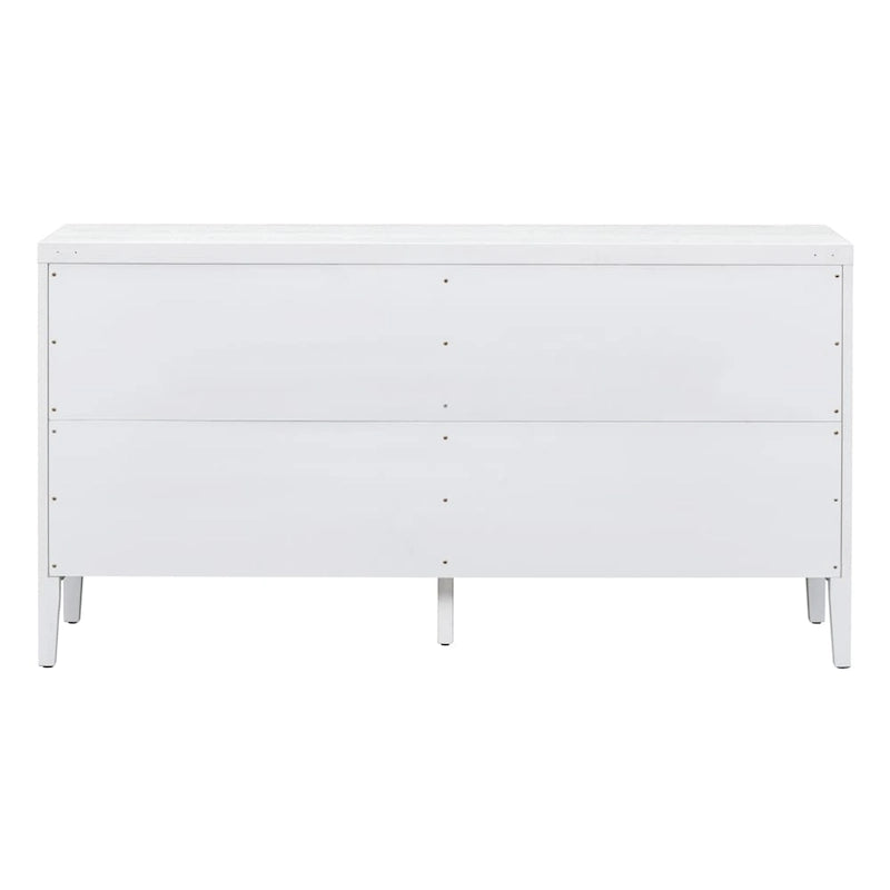 Meuble de rangement avec poignée de porte en métal