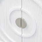 Meuble de rangement avec poignée de porte en métal