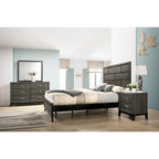 Ensemble de chambre à coucher 5 pièces contemporain Stout Panel de Roundhill Furniture