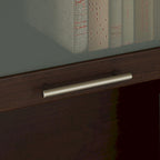 Meuble haut couleur cerisier pour bureau en L (meuble haut seulement)