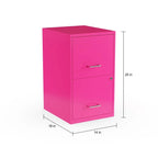 Classeur vertical Space Solutions 18 po, 2 tiroirs, format lettre