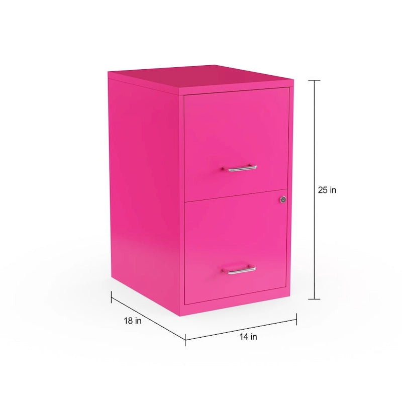 Classeur vertical Space Solutions 18 po, 2 tiroirs, format lettre