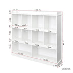 Bibliothèque à 10 étagères