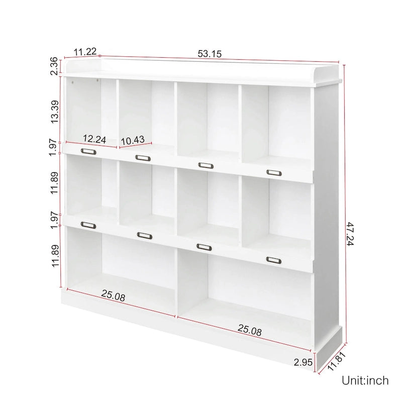 Bibliothèque à 10 étagères