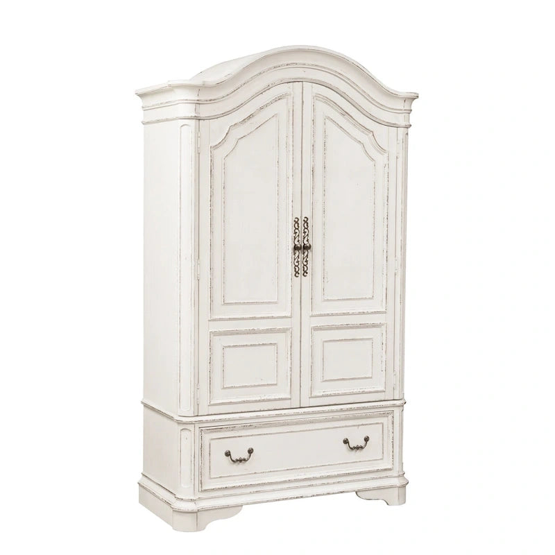 Armoire Blanc Antique Magnolia Manor