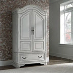 Armoire Blanc Antique Magnolia Manor