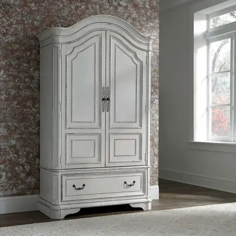 Armoire Blanc Antique Magnolia Manor