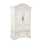 Armoire Blanc Antique Magnolia Manor