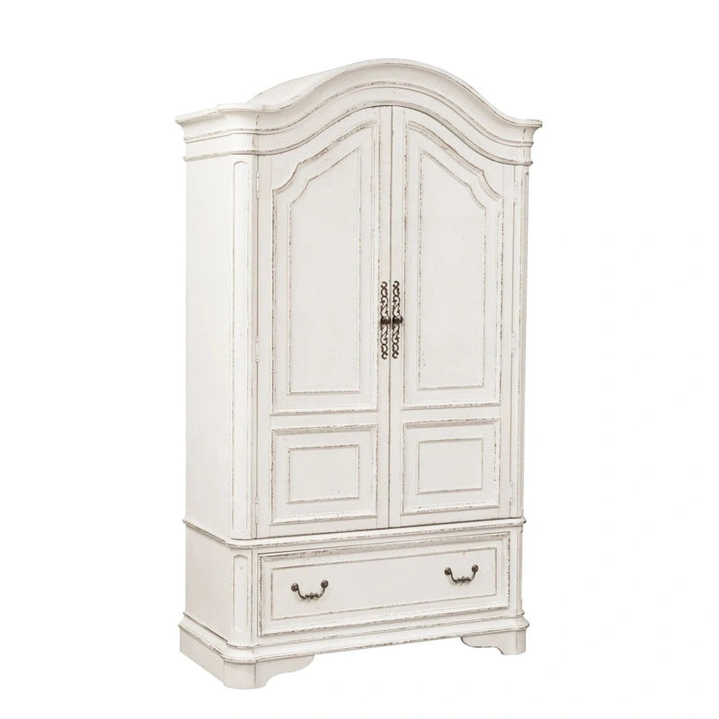Armoire Blanc Antique Magnolia Manor