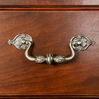 Ensemble de chambre à coucher 2 pièces à baldaquin Diva en bois massif de cerisier de Furniture of America