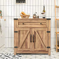 Meuble bas de ferme avec tiroirs et portes 80 cm - 39,5 P x 80 L x 80 H