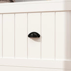 Meuble d'entrée multifonctionnel : Banc de rangement, étagère, porte-manteau et penderie.