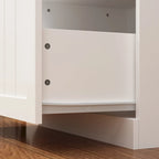 Meuble d'entrée multifonctionnel : Banc de rangement, étagère, porte-manteau et penderie.