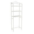 Étagère de rangement de salle de bain 3 niveaux en métal pour toilettes Household Essentials - 11,6L x 23,5l x 65,5H