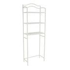 Étagère de rangement de salle de bain 3 niveaux en métal pour toilettes Household Essentials - 11,6L x 23,5l x 65,5H