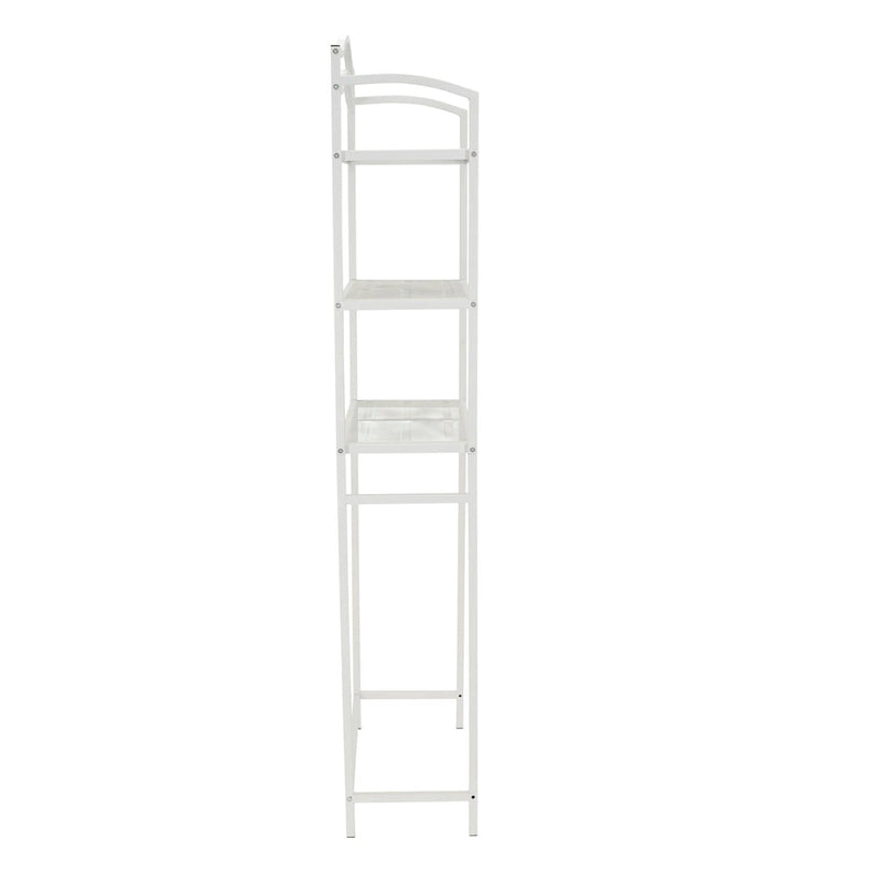 Étagère de rangement de salle de bain 3 niveaux en métal pour toilettes Household Essentials - 11,6L x 23,5l x 65,5H