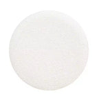 Jennifer Taylor Home Ottoman rond rembourré Nebula en loupe de bois