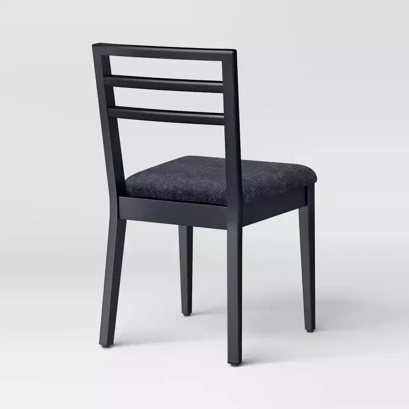 Lot de 2 chaises de salle à manger à barreaux avec assise rembourrée - Room Essentials