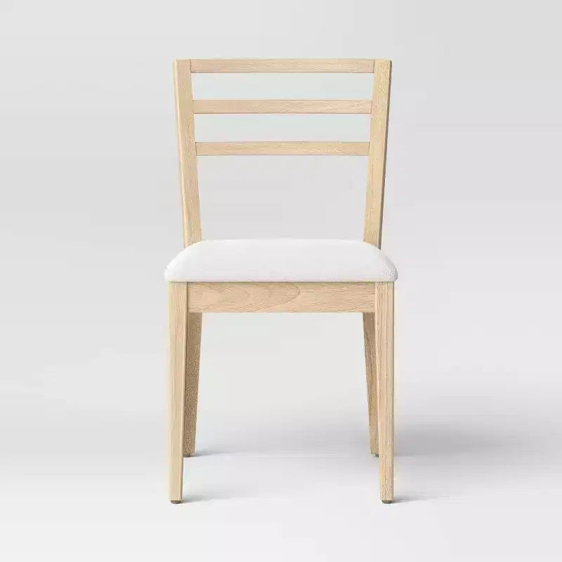 Lot de 2 chaises de salle à manger à barreaux avec assise rembourrée - Room Essentials